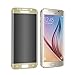 Galaxy S6 Edge Plus Privacy Screen Protector , YCFlying Anti-Spy 3D Curved Tempered Glass [Anti-Scratch] [Full Coverage] Screen Protector for Samsung Galaxy S6 Edge Plus -Gold (Not for S6 Edge)