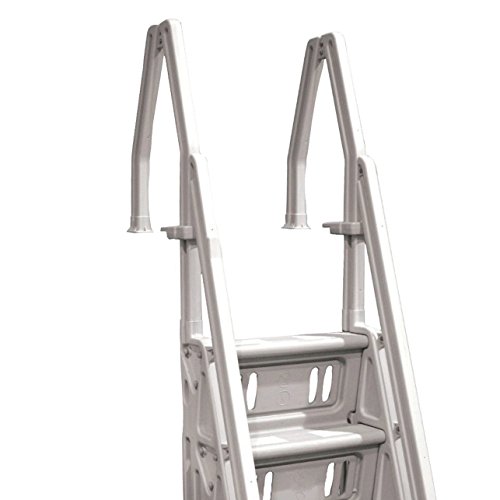 Vinyl Works Deluxe In Step 46 - 60" Above Ground Swimming Pool Ladder, Taupe - Thumbnail 4