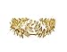 Bridal Tiara Wedding Crown Leaf Headband Grecian Wreath Laurel Wedding Goddess Headpiece with Crystal and Pearl