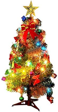Fiveschoice Christmas Tree Artificial Xmas Decoration Desk Trees with LED Battery Lights