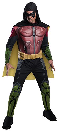 Robin ARKHAM KNIGHT Mens DELUXE Batman Costume T-Shirt