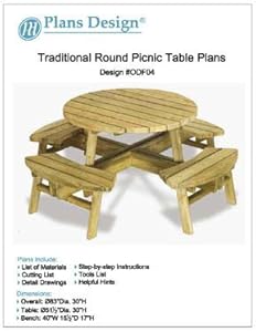 Get Blueprint Picnic Table Plans Free Pictures