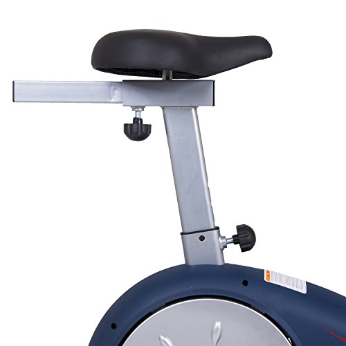 Body Champ BRM2788 Dual Trainer Elliptical Trainer and Exercise Bike with Seat and Heart Rate Pulse Sensors by