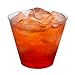 Party Essentials Disposable 9 oz Party Punch Cups | Old Fashioned Tumblers | Cocktail Glasses, 50 Count, Clear, Hard Plastic