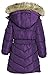 Sportoli® Girls' Winter Heavy Quilt Padded Puffer Jacket Plush Lined Hooded Coat