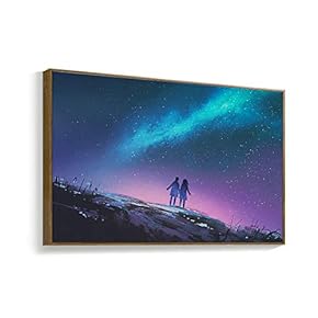 Framed Canvas Wall Art for Living Room, Bedroom Fantasy Idea Paintings Canvas Prints for Home Decoration Ready to Hanging - 16x24 inches