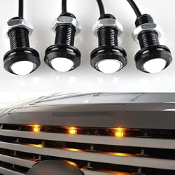 Boigoo 12v Universal Front Grille Marker Light Kit