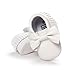 Vanbuy Baby Girl Soft Sole Shoes Cute Bow Tassel Moccasins Infant Toddler Crib Shoes WB01-White-S