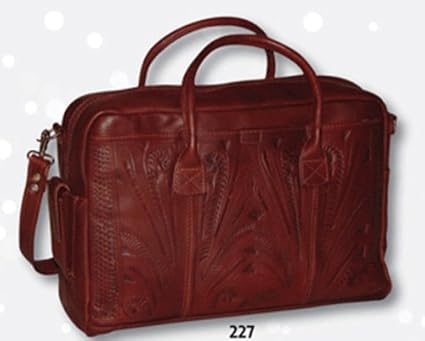 western leather briefcase