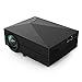 ProChosen M5 Mini Portable 800 Lumens Multimedia Home Theater Cinema LCD LED Video Projector with HDMI USB VGA AV for Gaming TV Movie Night