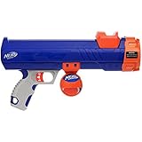 Nerf Dog Compact Tennis Ball Blaster Dog Toy, Great for Fetch, Hands-Free Reload, Launches up to 50 ft, Single Unit, Includes 1 Nerf Ball
