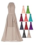 Howriis Women's Chiffon Wedding Party Bridesmaid Formal Dress