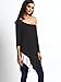 OEUVRE Women's Black White Splicing Off Shoulder Tops Dress
