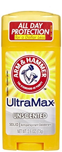 ARM & HAMMER ULTRAMAX Anti-Perspirant Deodorant Solid Unscented 2.60 oz (Pack of 9)