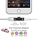 for iPhone 7 Plus Accessory Audio Adaptor for iPhone dongle Headphone Adapter Jack for iPhone 7/ X/XS/XR/8/8 Plus Dual Ports Splitter Music+Charge+Call+Volume Control for iPhone Adapter IOS12（2Pack）thumb 1