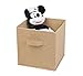 Mr Bros 6-Pack Tan Color Fabric Cloth Storage Cubes Shelves Baskets Bins Containers Home Decorative Closet Two Handles Organizer Household Fabric Cloth Collapsible Box Toys Storages Drawer