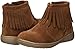 carter's Girls' Cata3 Fringe Chukka Boot, Brown, 8 M US Toddler