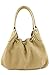 Faux Calfskin Leather Tassel Drawstring Hobo Bag