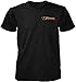 Famous Guitars T-shirt (X-Large, Black)
