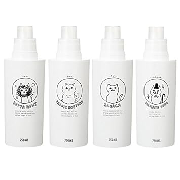 Amazon ネコランドリー 特大 白 洗剤 漂白剤 柔軟剤 おしゃれ着 4点