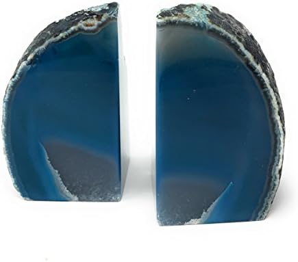 Agate Book End - Blue