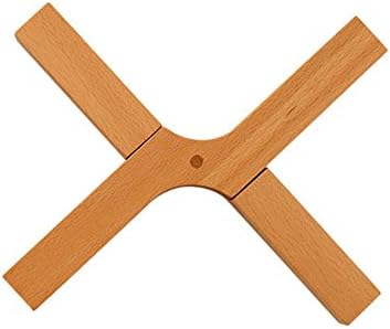 Pandain Wood Hot Pot Holder Foldable and Detachable Design Heat Resistant