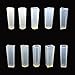 Jetloter 10 PCS DIY Liquid Resin Molds with 100 PCS Screw Eye Pins for Making Jewelry Necklace Pendant Charm Tools Accessories