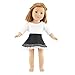 18 Inch Doll Clothes Denim Skirt and Pink Lace Shirt Outfit | Fits 18