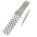 MOTONG Replacement Band for Pebble Steel 2 (Silver)