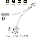 Headphone Adapter for iPhone Adapter 3.5mm Cable Jack Earphone Connector Convertor AUX Audio Headset Accessories Audio Splitter Compatible for iPhone7/plus/XS/Max 8/8Plus Support iOS 11 or Laterthumb 1