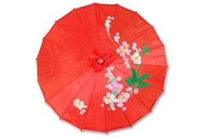 JapanBargain, Japanese Parasol Asian Chinese Nylon Umbrella Parasol for Photography Cosplay Costumes Wedding Party Home Decoration Kids Size, 22 inch