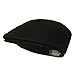 Men's Knitted Ivy Newsboy Cap Hat, Black, Size One Size