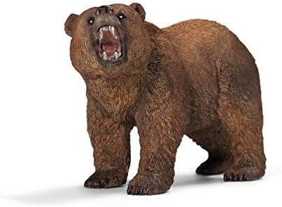 Schleich Grizzly Bear Toy Figure 