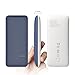 PURIDEA S5 7000mAh 2.1A Output Portable Charger, Dual USB Power Bank External Battery Backup Pack (2A Input Li-polymer Battery Banks) for Apple iPhone 5 6 Plus Samsung HTC Nokia LG Sony,Navy Blue