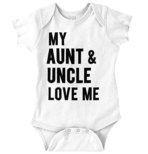 Aunt Uncle Love Me Family Nephew Niece Romper Bodysuit