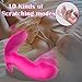 Wearable G Spot Vibrator Feelingirl Dildos Heating Butterfly 10×10 Modes Vibrator Female Wearable Clit Stimulator Remote Silicone Anal Plug Women Sex Toy (Pink)thumb 2