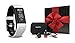 Garmin Approach X40 (White/Black) Gift Box Bundle | Includes Golf GPS/Fitness Band, PlayBetter USB Car & Wall Charging Adapters, Protective Hard Carrying Case | Black Gift Box and Red Bow