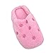 Universal Textiles Childrens/Kids Big Girls Flower Design Slip-On Indoor Footwear/Slippers