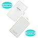 WECODO Power Bank 5000mAh Slim Portable Battery Charger Built in Lightning & Micro USB Cable Pocket External Battery Pack with LED Indicator for iPhone 7/6 plus iPad Android Samsung LG Cell Phones