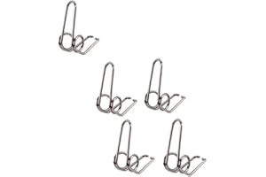 Goxfaca Trumpet Water Key Spring Hardware Woodwind Instrument Spring Accessories Silver（5pcs）