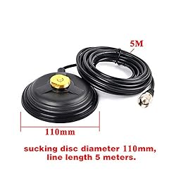 UAYESOK 4.3inch NMO Magnetic Mount,14KG Suction