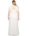 Nemidor Women's Full Lace Plus Size Wedding Maxi Dress White(5XL, 18plus)