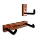Angled Guitar Wall Hanger Display for Acoustic and Thick Body Guitars- White Finish
