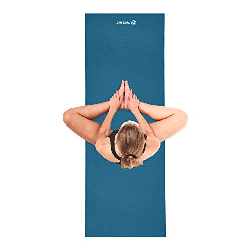 Incline Fit Yoga Mat Anti Slip Double Sided Yoga Mat & 6mm - Thick & Non Slip Exercise Mat for Yoga, Pilates, Stretching, Meditation, Floor & Fitness Exercises, Horizon, 4mm - Thumbnail 5