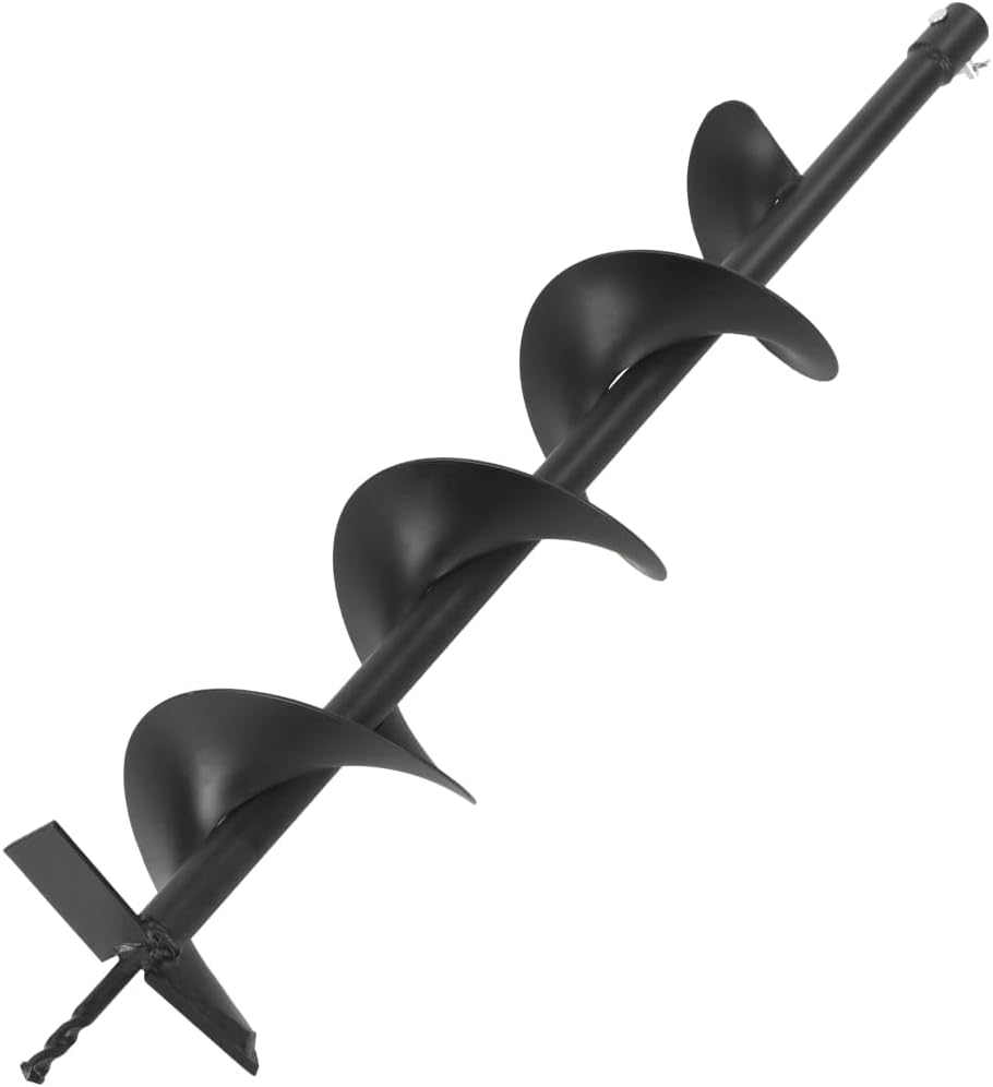 vidaXL Heavy Duty Steel Auger Drill 150mm 20mm Shank Planting Fence Post