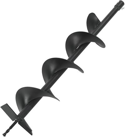 vidaXL Heavy Duty Steel Auger Drill 150mm 20mm Shank Planting Fence Post
