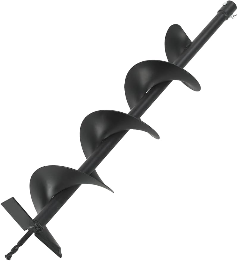 vidaXL Heavy Duty Steel Auger Drill 150mm 20mm Shank Planting Fence Post
