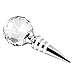Crystal Wine Stoppers, YINUO Wedding Gift Diamond Wine Saver Wine Bottle Stopper with Gift Box - Crystal Clear