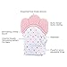 Baby Teething Mitten for Babies Soothing Pain Relief ,Silicone Teething Mitt Teether Gloves BPA Free,massage teether Mitt,teething Toys,infant for 3-12 months (2 pack)