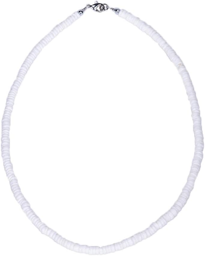 BlueRica Hawaiian Smooth Puka Shells Necklace